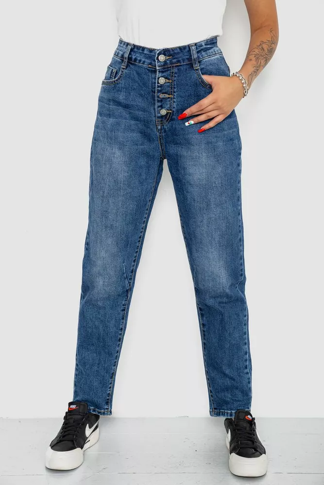 Купити Джинси жіночі, колір синій, 250R5381 - Фото №1