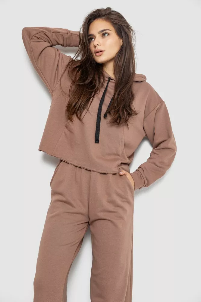 Купити Спортивний костюм жіночий двонитка, колір мокко, 252R500 - Фото №2