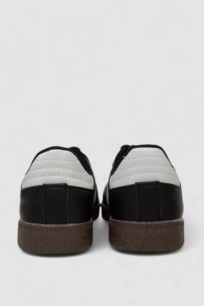 Купить Кроссовки женские кожа, цвет черно-белый, 248RL2410-4 оптом - Фото №4