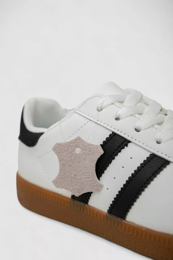 Купить Кроссовки женские кожа  -уценка, цвет бело-черный, 248RL2420-6-U - Фото №6