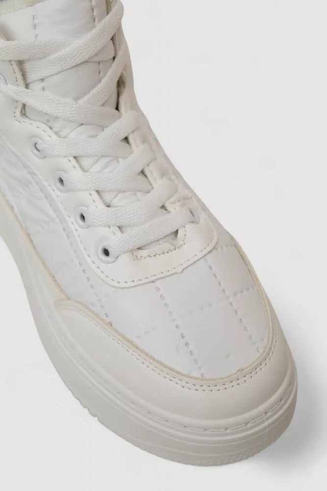 Купити Кросівки жіночі зимові на хутрі, колір білий, 248RK03 оптом - Фото №2