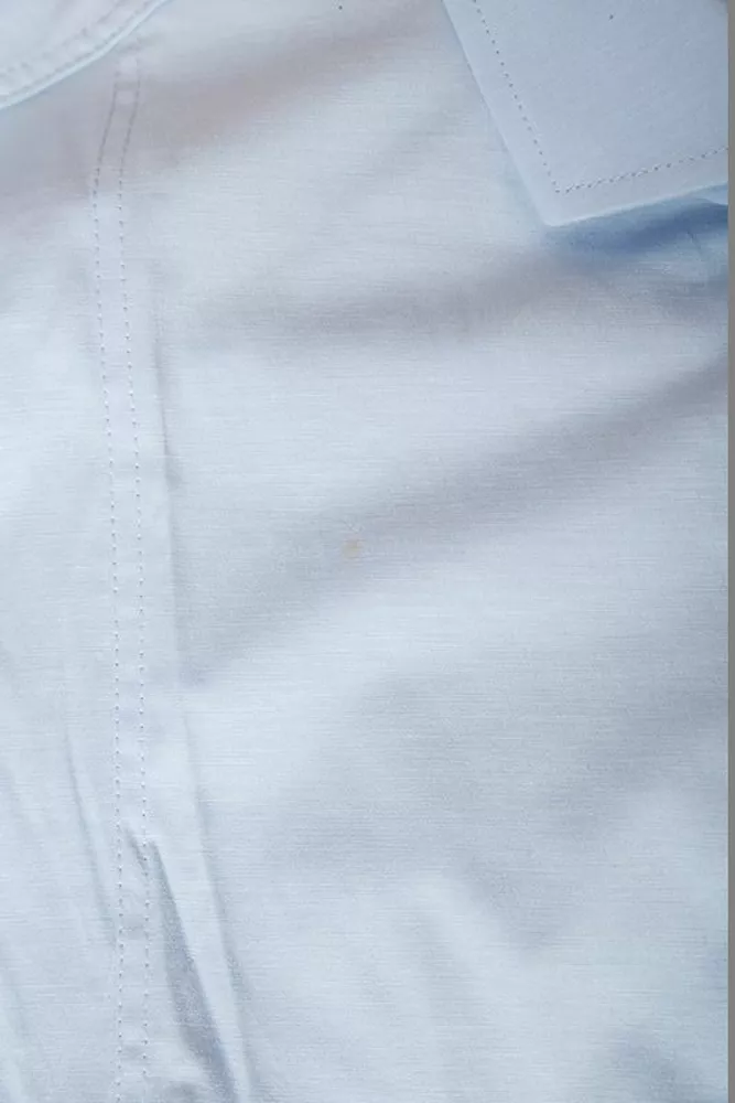 Купить Рубашка мужская однотонная  -уценка, цвет голубой, 186R2100-U - Фото №6