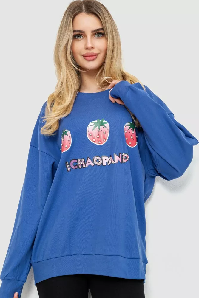 Купити Батнік жіночий, колір джинс, 129R1427-99 - Фото №1