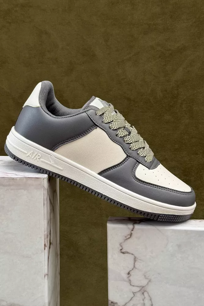 Купить Кроссовки мужские, цвет бело-серый, 248RHB710-11 - Фото №1