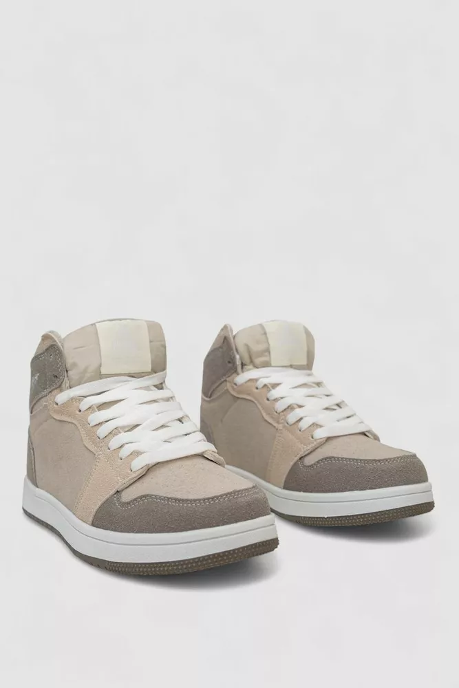 Купить Кроссовки женские зимние на меху, цвет серый, 248RHB470-16 - Фото №3