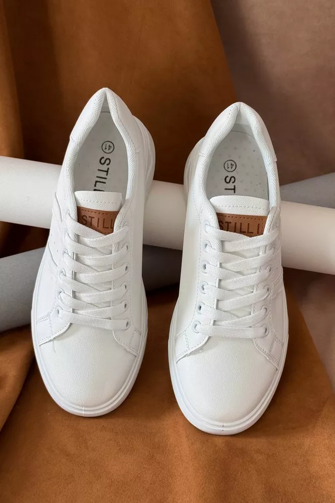 Купить Кеды мужские, цвет белый, 248RR125 оптом - Фото №1