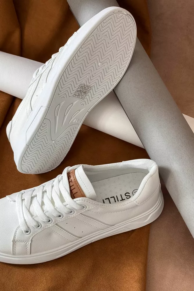 Купить Кеды мужские, цвет белый, 248RR125 оптом - Фото №2