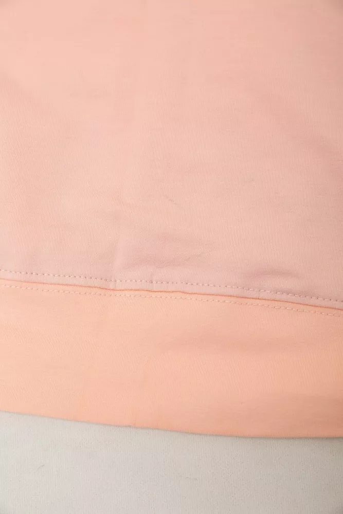 Купити Спортивний костюм жіночий двонитка  -уцінка, колір персиковий, 214R1419-004-U-9 - Фото №7
