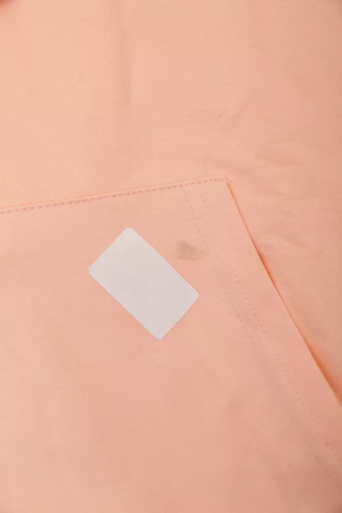 Купити Спортивний костюм жіночий двонитка  -уцінка, колір персиковий, 214R1419-004-U-13 - Фото №7