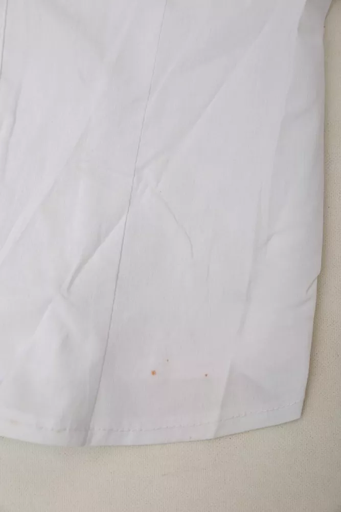 Купити Сорочка жіноча однотонна  -уцінка, колір білий, 230R068-1-U-282 - Фото №7