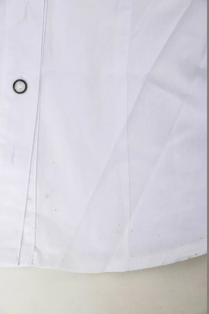 Купить Рубашка женская однотонная  -уценка, цвет белый, 230R068-1-U-284 оптом - Фото №7