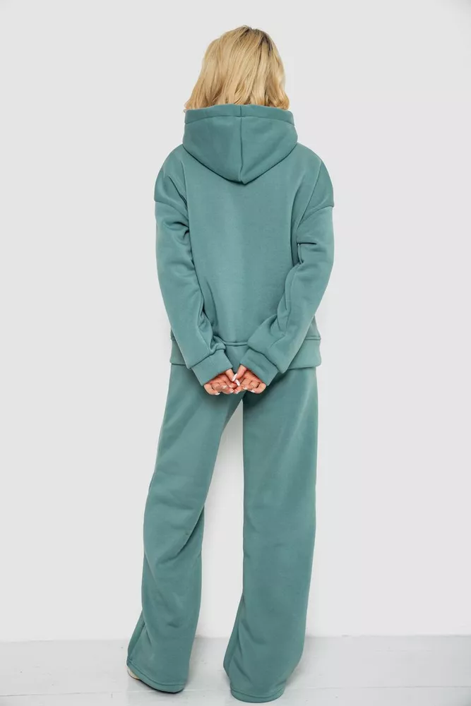 Купить Спортивный костюм женский на флисе, цвет оливковый, 177R056 - Фото №4