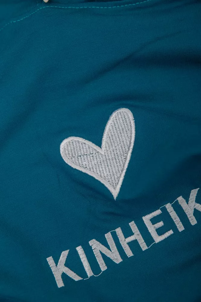 Купити Спортивний костюм жіночий двонитка  -уцінка, колір бірюзовий, 214R1419-007-U-42 - Фото №9