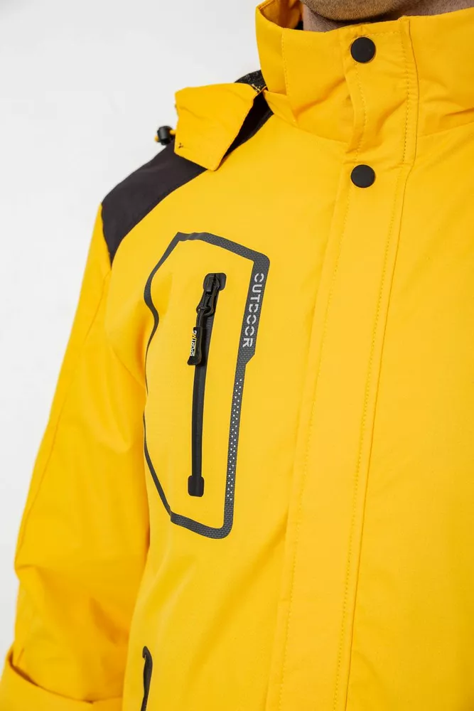 Купить Куртка мужская демисезонная с капюшоном, цвет желтый, 244RL-2515AL - Фото №5