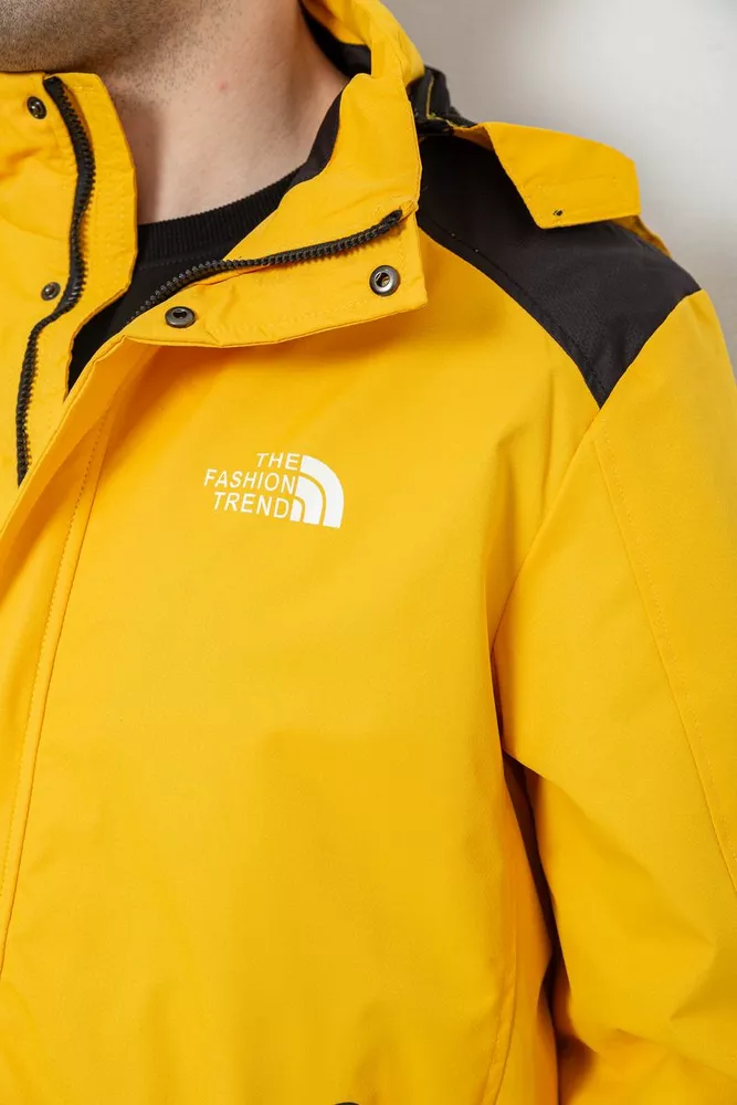 Купить Куртка мужская демисезонная с капюшоном, цвет желтый, 244RL-2515AL - Фото №7