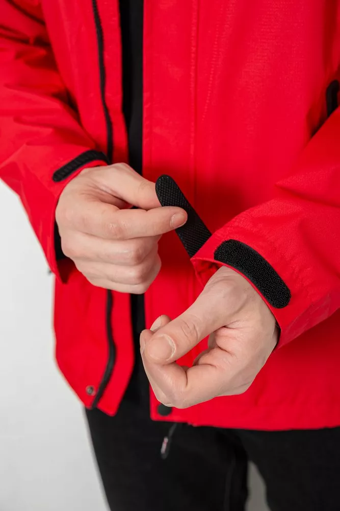 Купить Куртка мужская демисезонная с капюшоном, цвет красный, 244RL-2515AL - Фото №6