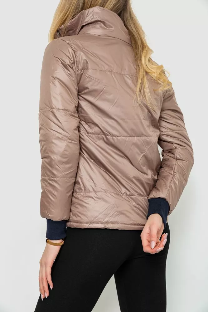 Купити Куртка жіноча демісезонна, колір мокко, 244R1505 - Фото №4
