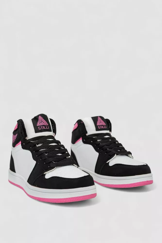 Купити Кросівки жіночі зимові на хутрі, колір біло-рожевий, 248RHB470-9 - Фото №3