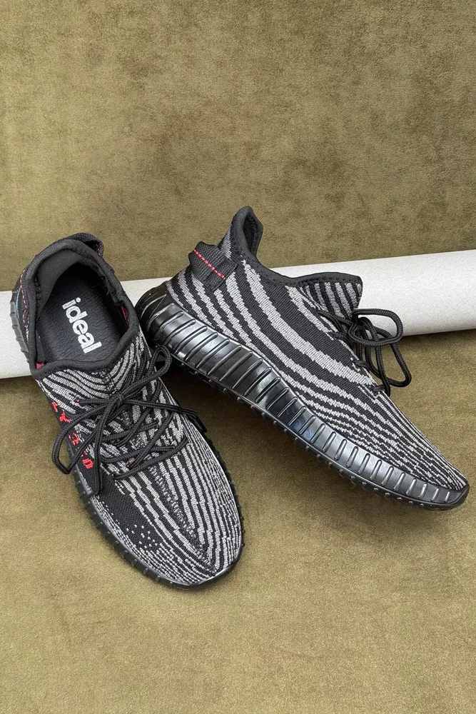 Купити Кросівки чоловічі текстиль, колір чорний, 243R350-1 оптом - Фото №3