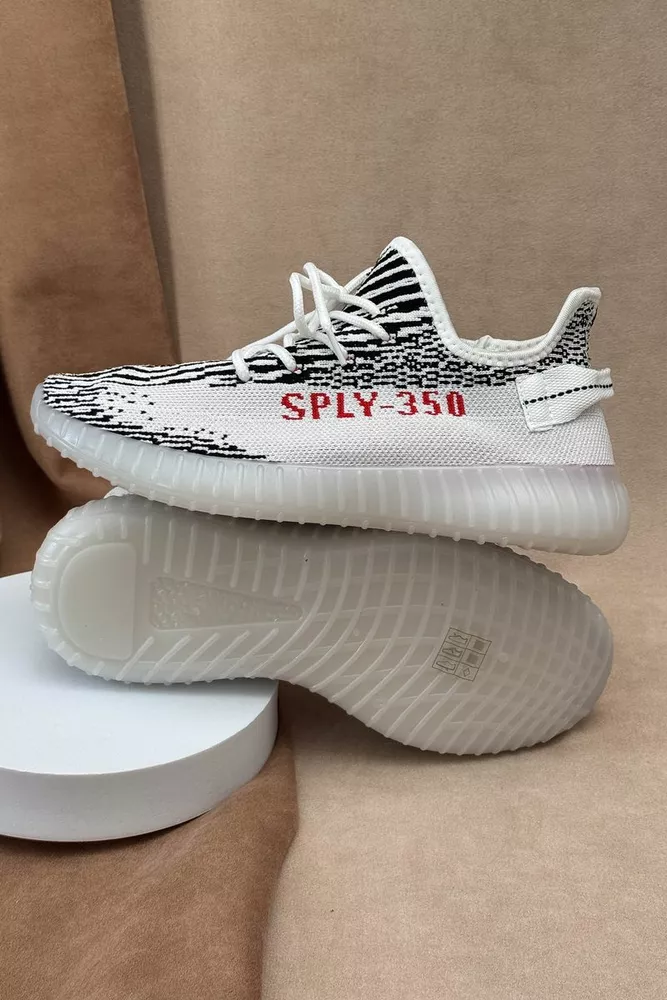 Купити Кросівки чоловічі текстиль, колір чорно-білий, 243R350-1 оптом - Фото №5