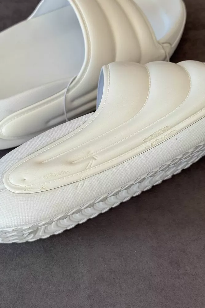 Купить Шлепанцы женские  -уценка, цвет белый, 248RYY03-U-20 - Фото №6