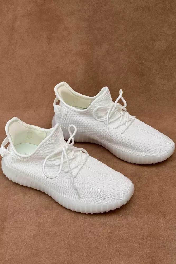 Купити Кросівки чоловічі текстиль, колір білий, 243R350-1 оптом - Фото №3