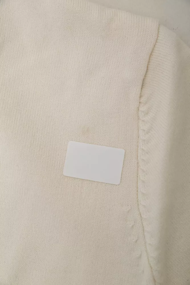 Купить Свитер мужской однотонный  -уценка, цвет белый, 242R055-U-8 - Фото №6