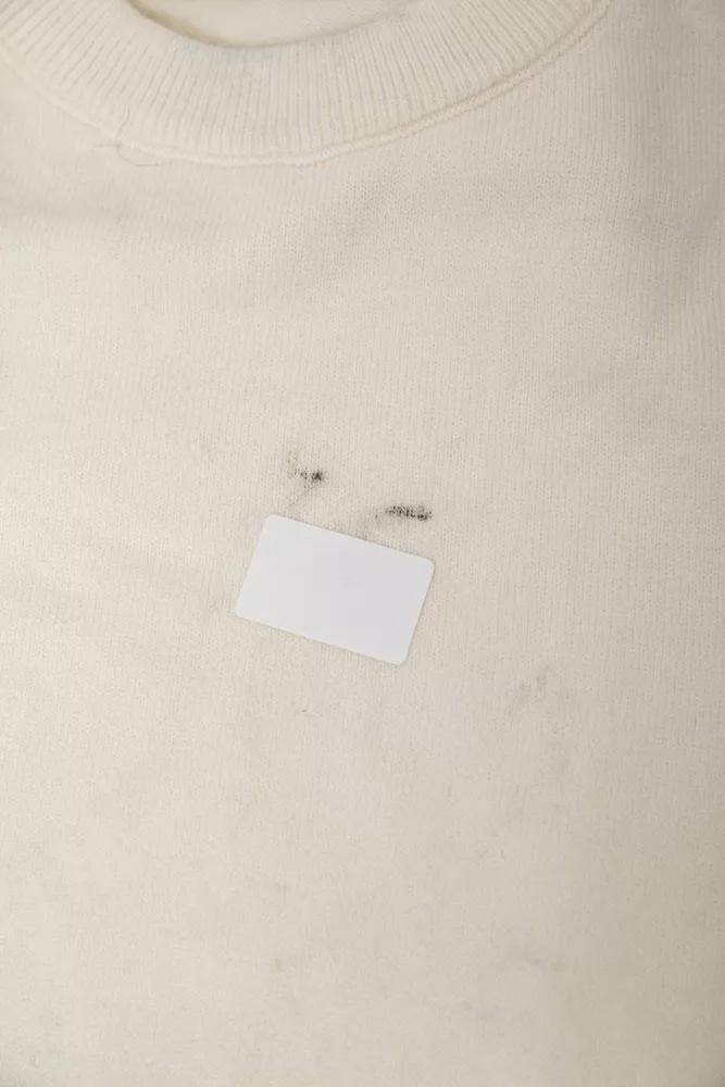 Купить Свитер мужской однотонный  -уценка, цвет белый, 242R055-U-8 - Фото №7