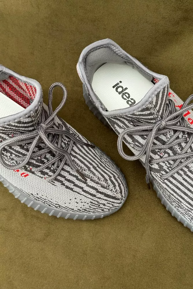 Купити Кросівки чоловічі текстиль, колір сірий, 243R350-1 оптом - Фото №2