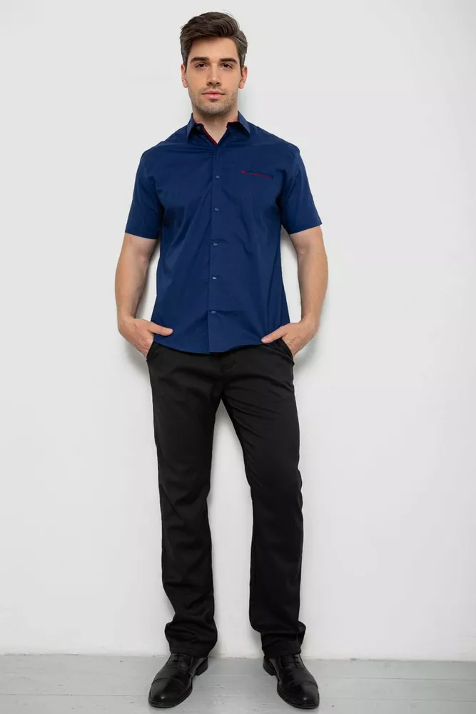 Купить Рубашка мужская  -уценка, цвет синий, 214R7325-U-1 - Фото №2