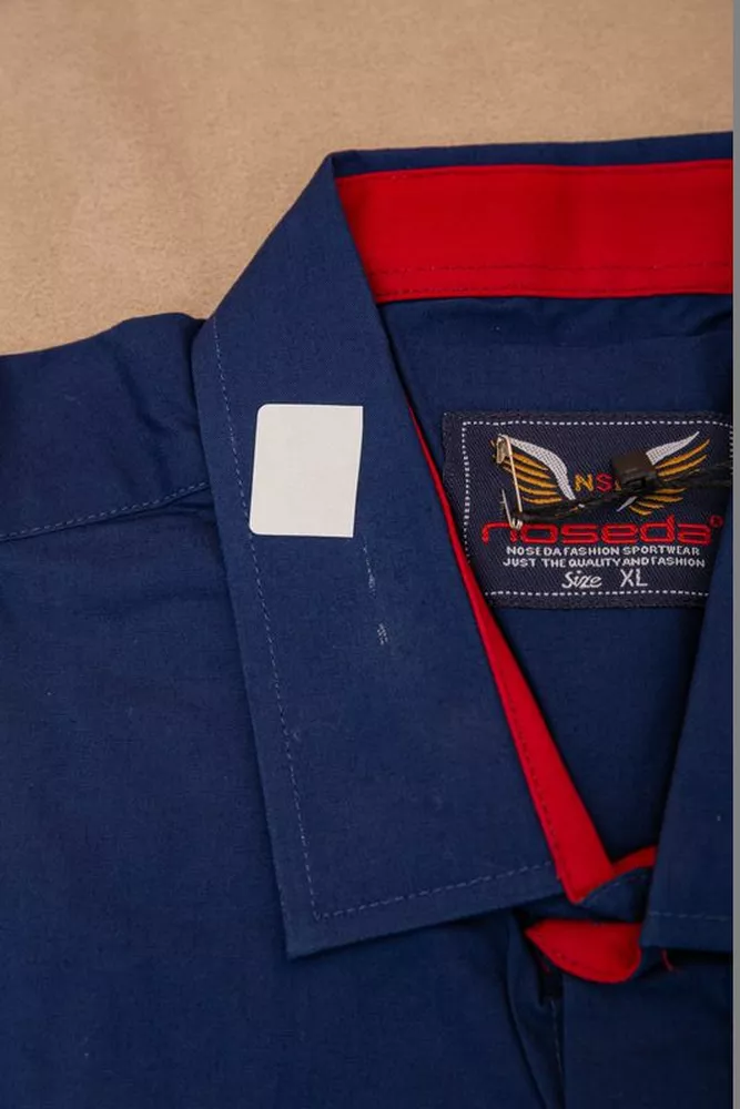 Купить Рубашка мужская  -уценка, цвет синий, 214R7325-U-1 - Фото №6