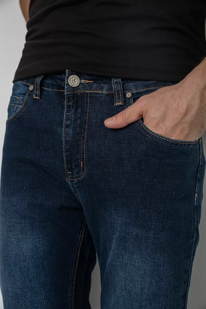 Купить Джинсы мужские  -уценка, цвет темно-синий, 244R2280-U-1 - Фото №5