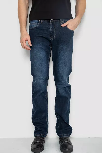 Джинсы мужские  -уценка, цвет темно-синий, 244R2280-U-1
