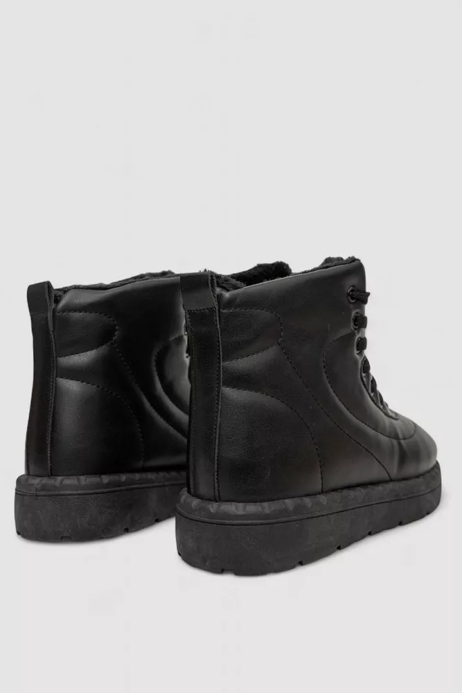 Купити Кросівки жіночі зимові на хутрі  -уцінка, колір чорний, 248RFM12-U-1 - Фото №4