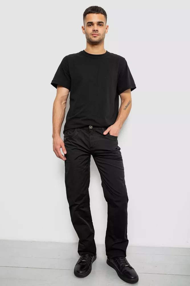 Купити Бюрки чоловічі, колір чорний, 243RFA611-532 - Фото №2