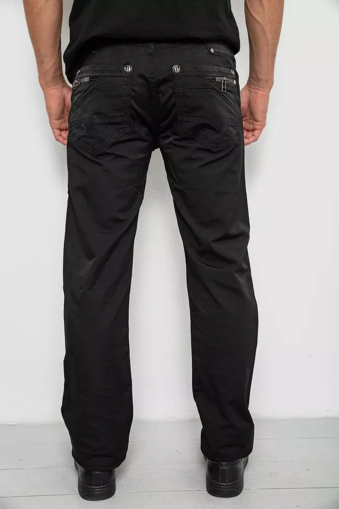 Купити Бюрки чоловічі, колір чорний, 243RFA611-532 - Фото №4