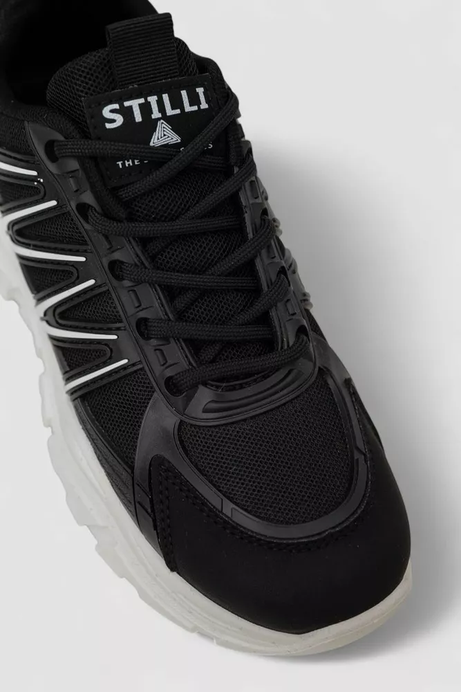 Купить Кроссовки женские, цвет черно-белый, 248RA120 оптом - Фото №3