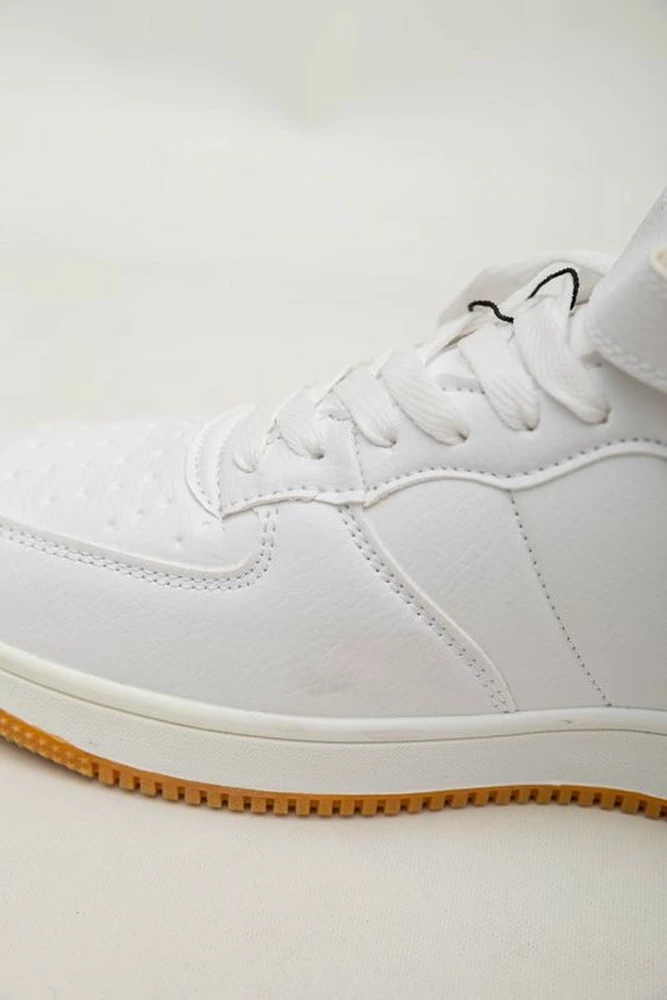 Купити Кросівки чоловічі зимові на хутрі  -уцінка, колір біло-бежевий, 248RH202-U-3 - Фото №8