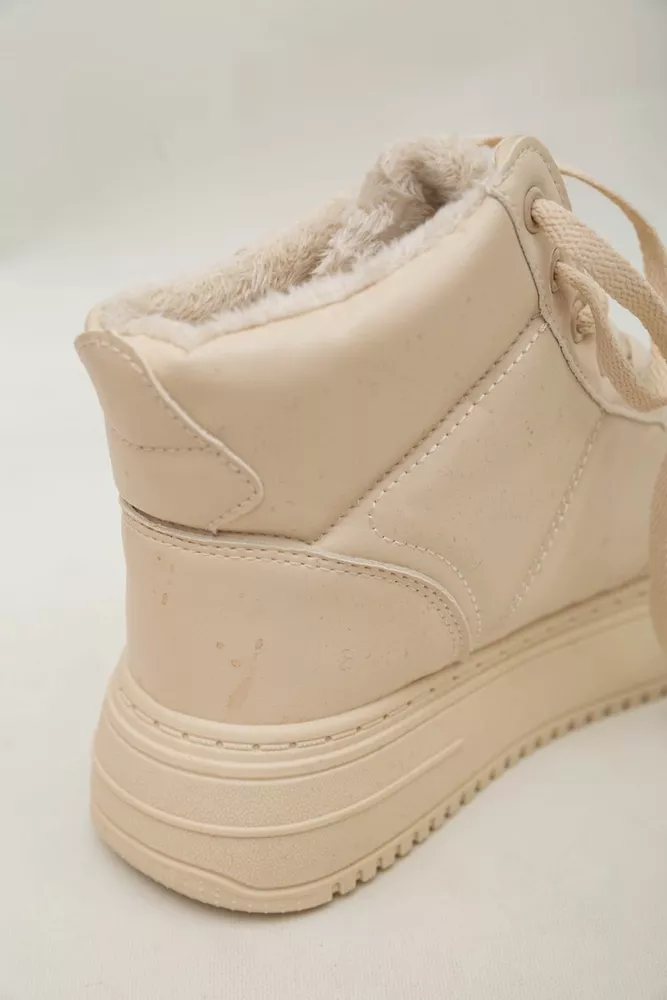 Купити Черевики жіночі зимові на хутрі  -уцінка, колір бежевий, 248RTM170-U-2 - Фото №8