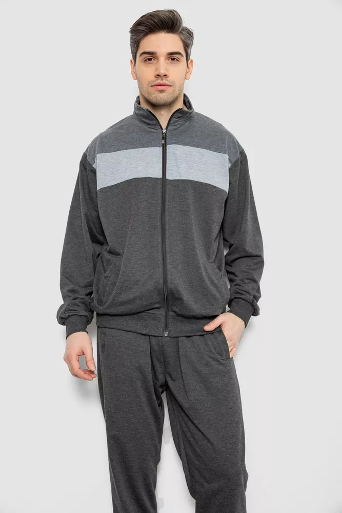 Купить Спортивный костюм мужской, цвет серый, 244R9160 - Фото №2