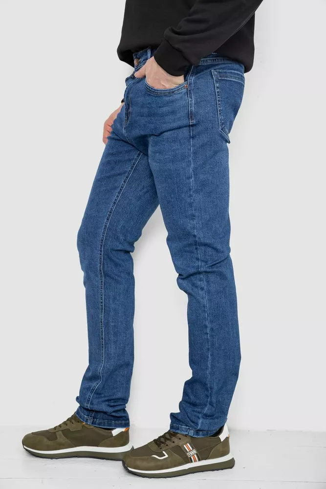 Купить Джинсы мужские демисезонные  -уценка, цвет синий, 243R8048-U - Фото №3
