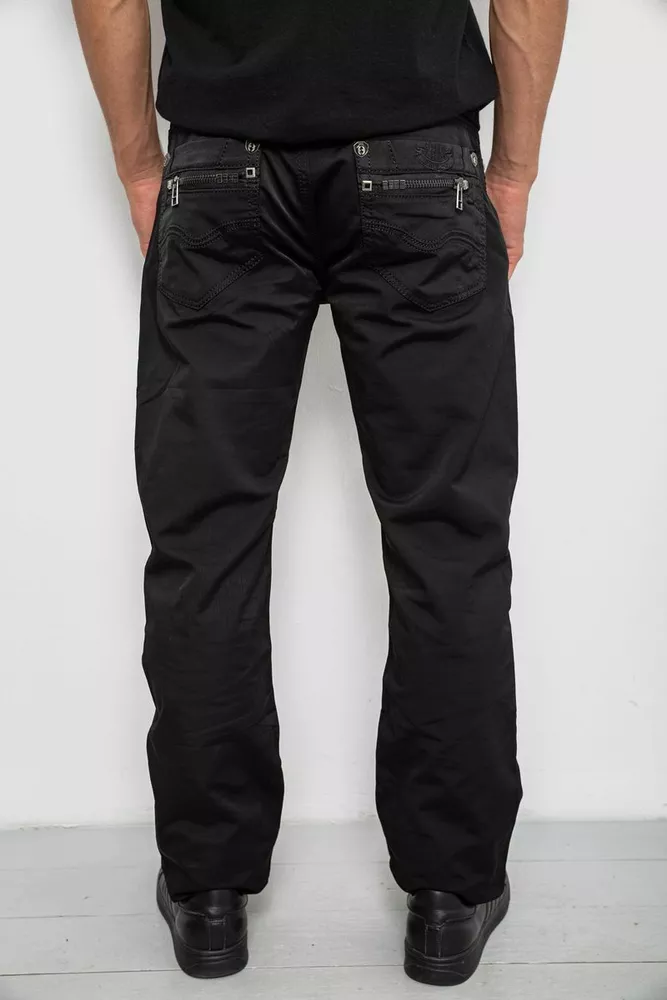 Купити Бюрки чоловічі, колір чорний, 243RFA611-520 - Фото №4