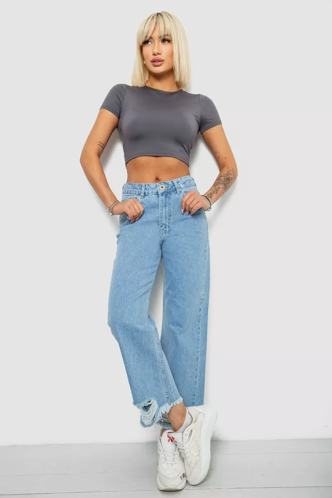 Купить Джинсы женские, цвет голубой, 244R1465S19 - Фото №2