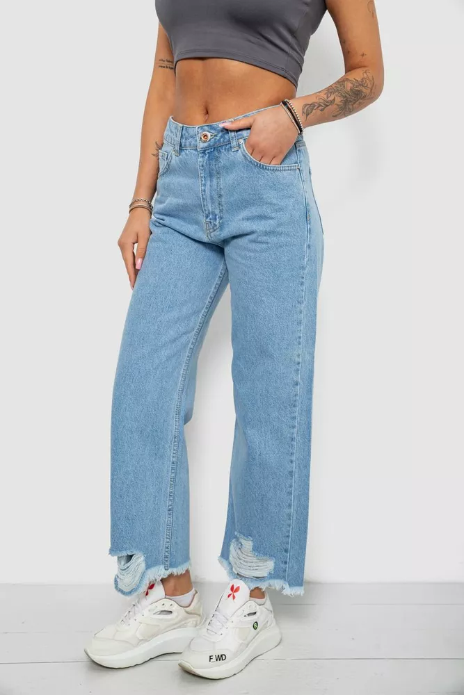 Купить Джинсы женские, цвет голубой, 244R1465S19 - Фото №3