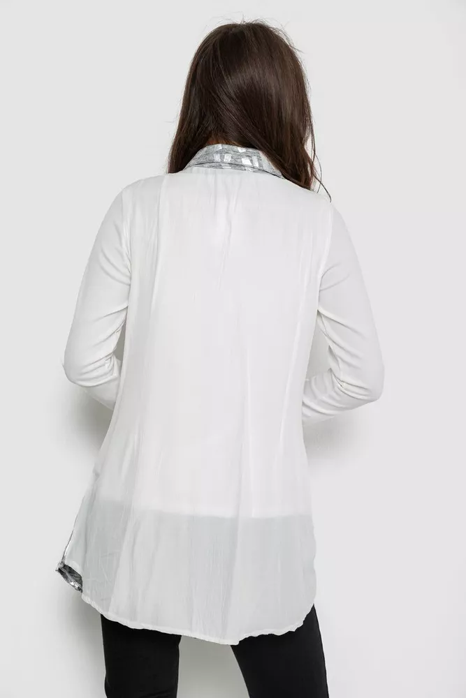 Купить Платье на молнии в комплекте с лонгсливом  -уценка, цвет серый, 247R16959-U-13 - Фото №4