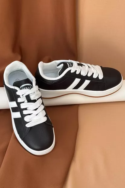 Кеди жіночі, колір чорно-білий, 248RJH100-12