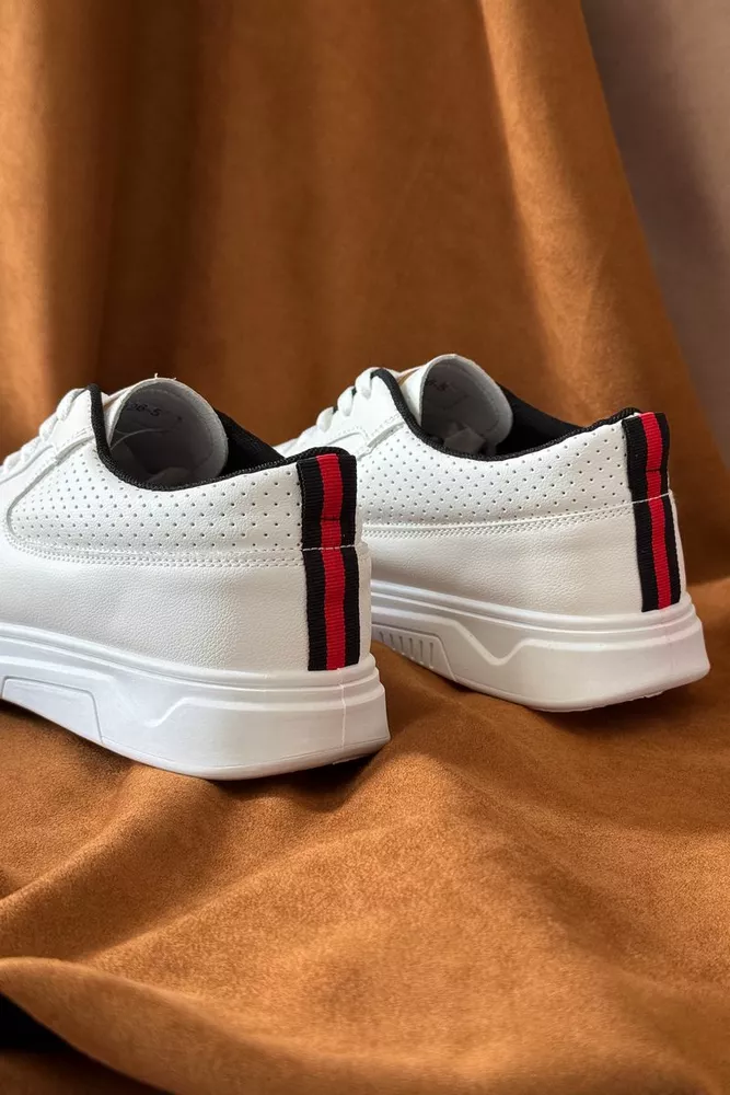 Купити Кеди чоловічі, колір біло-чорний, 248RR126 - Фото №4