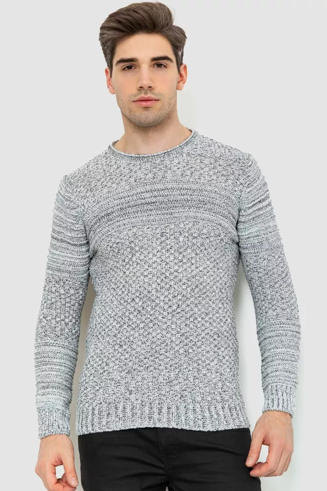 Купити Светр чоловічий, колір сірий, 214R3119 - Фото №1