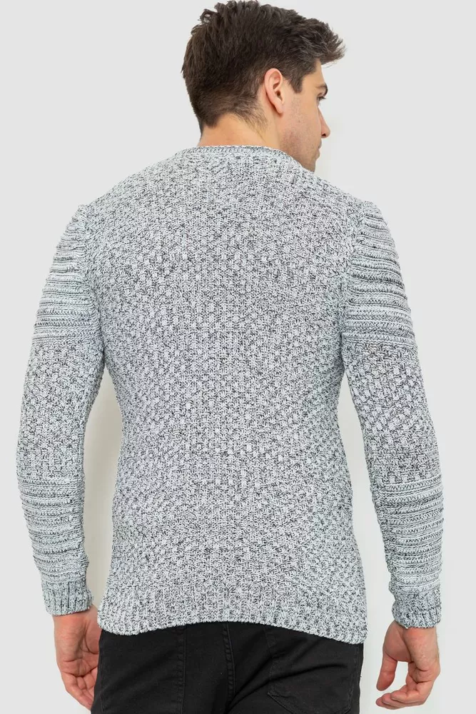 Купити Светр чоловічий, колір сірий, 214R3119 - Фото №4
