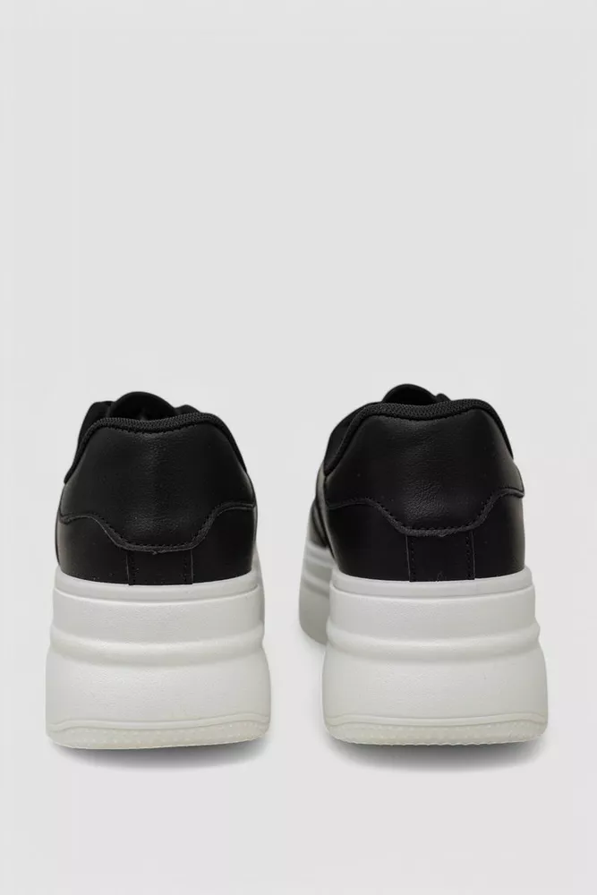 Купить Кроссовки женские демисезонные, цвет черно-белый, 248RBL20 - Фото №4